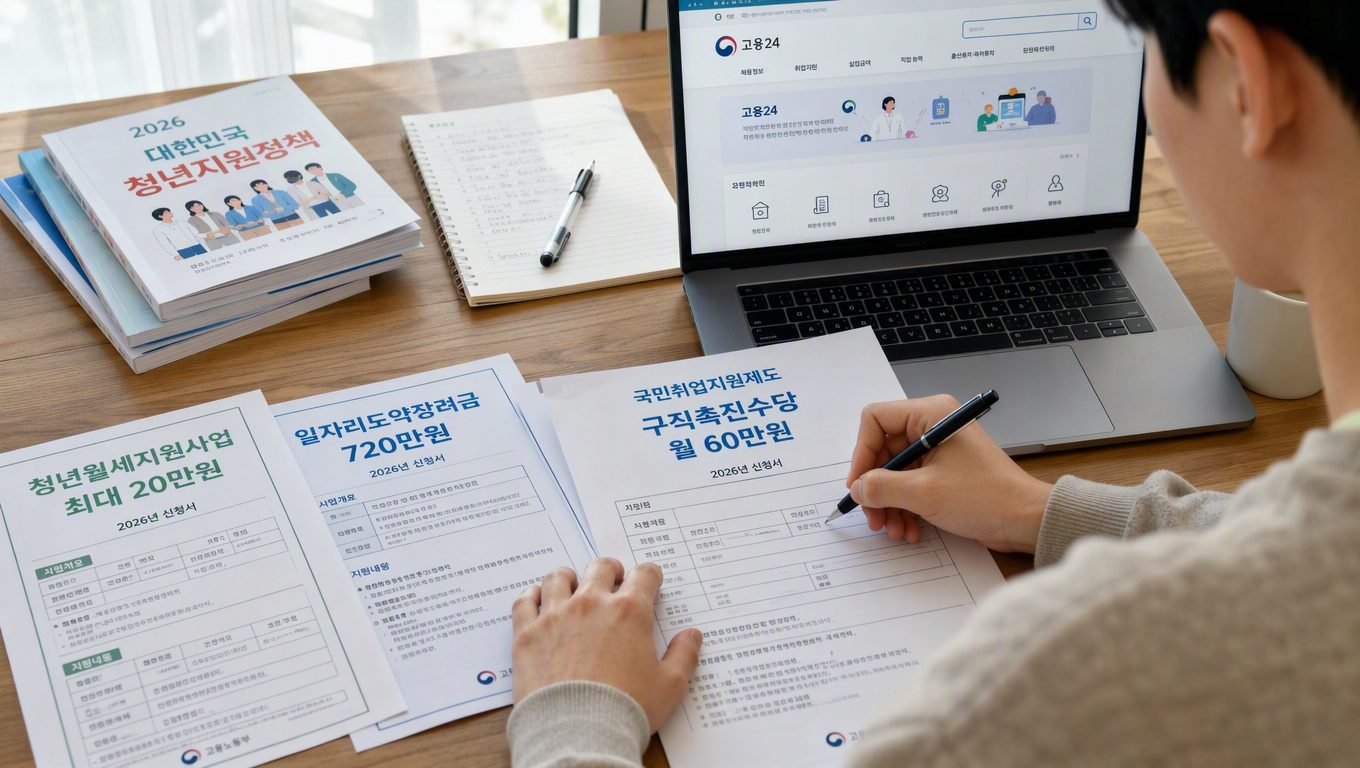 2026 청년 지원금 종류별 대상 조건과 신청 방법